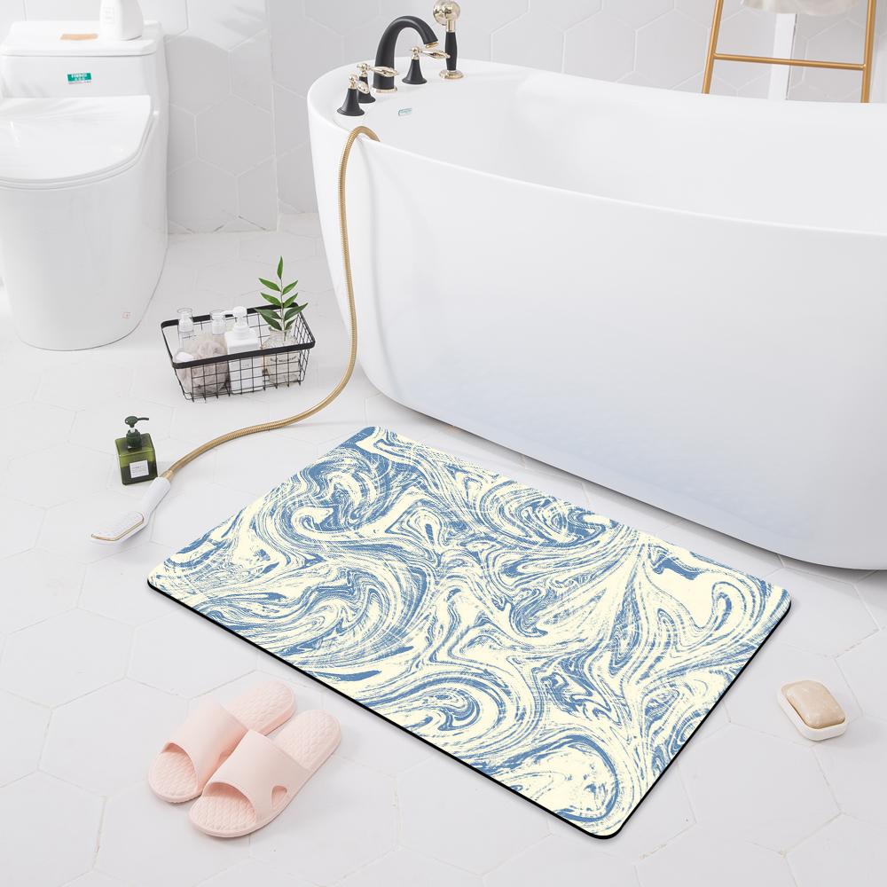 Non-slip Absorbent Mat Entry Door Mat Bathroom Shower Carpet Home Bathroom Bedroom Floor Kitchen Carpet