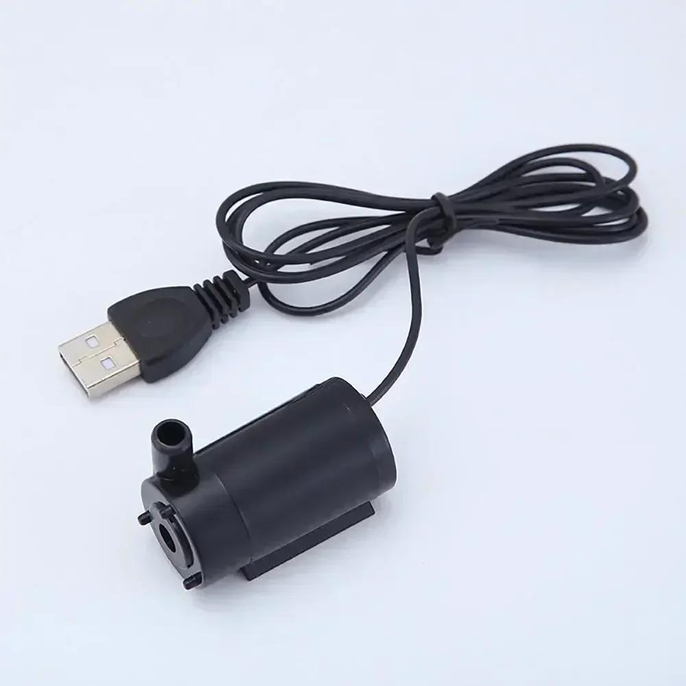 Супер Тихая DC 5В USB Бесщеточная Моторная Помпа Портативный Погружной Водяной Насос Гидропоника Аквариум Циркуляция Воды Искусственный Фонтан