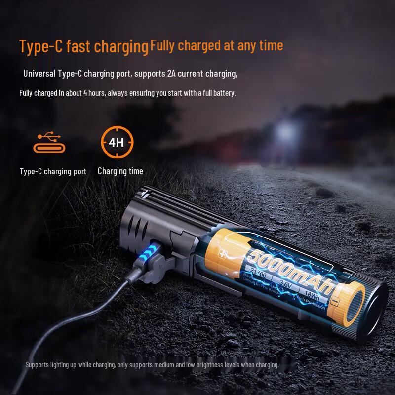 Перезаряжаемый передний велосипедный фонарь Fenix BC26R