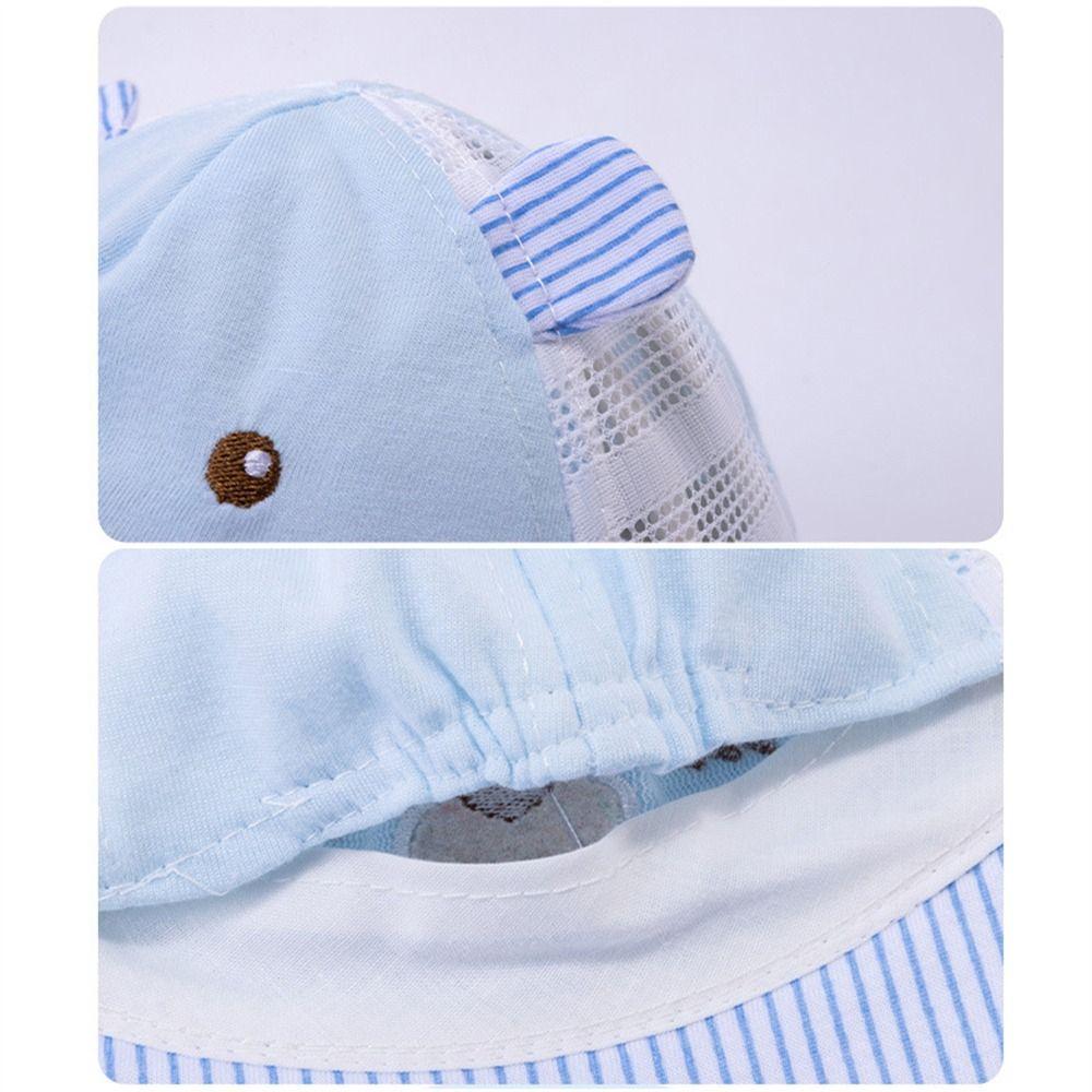 Cotton Baby Bucket Hat Breathable Summer Hat Casual Panama Hat Toddler