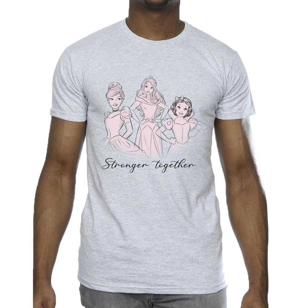Disney Mens Princesses Stronger Together T-Shirt