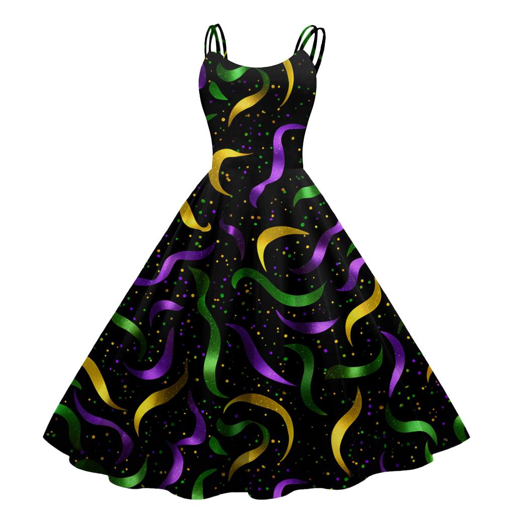 Женское сексуальное платье с принтом на Хэллоуин, с открытыми плечами, в стиле панк, винтаж