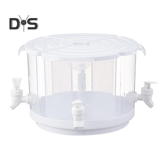 3L Easy To Clean Drink Dispenser Compartments Durable Fridge Lemonade Fruit Teapot