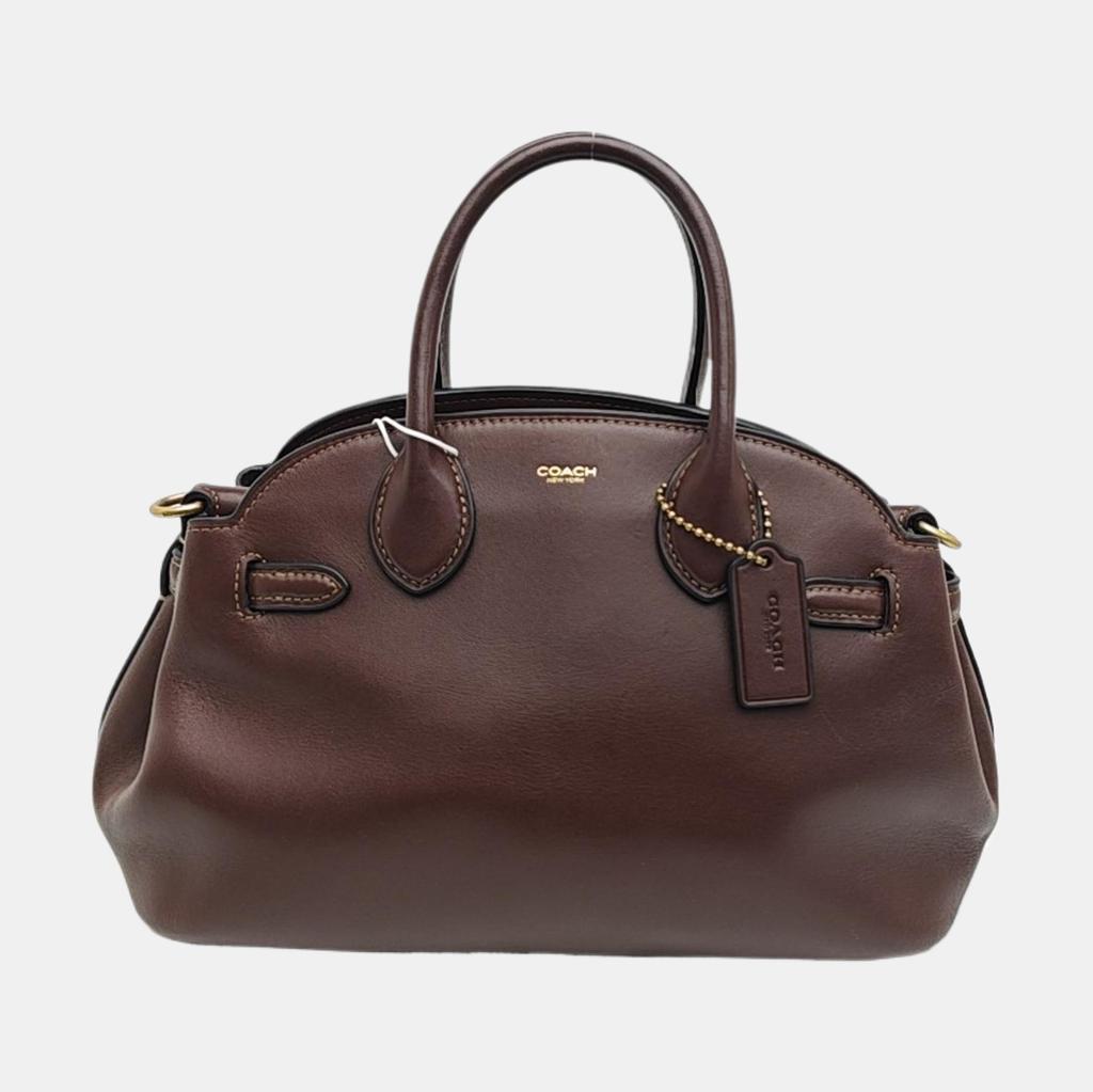[Б/У] Сумка-тоут Empire Carryall 26 с молнией и логотипом, кожаная, через плечо, на плечо, ручная, средняя - Очень хорошее состояние #1CIKLOU