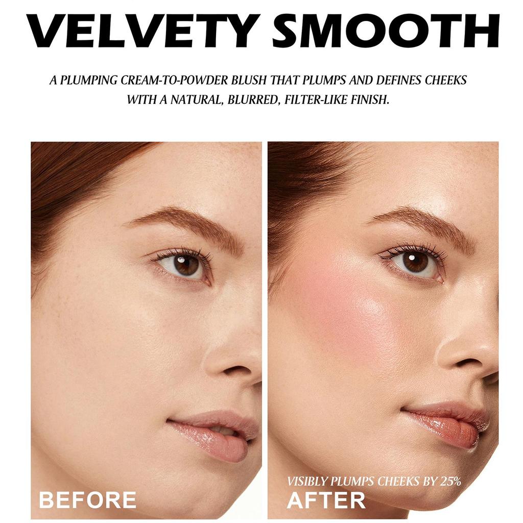 HANDAIYAN Натуральные матовые румяна для лица, бархатистый гладкий крем для губ, румяна для щек, румяна, водостойкий макияж