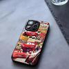L-Lightning Mc-MCQueenS Phone Case Tempered Glass For IPhone 17 13 14 16 12 15 11 Pro Max Plus Mini X XR SE2020 Coque