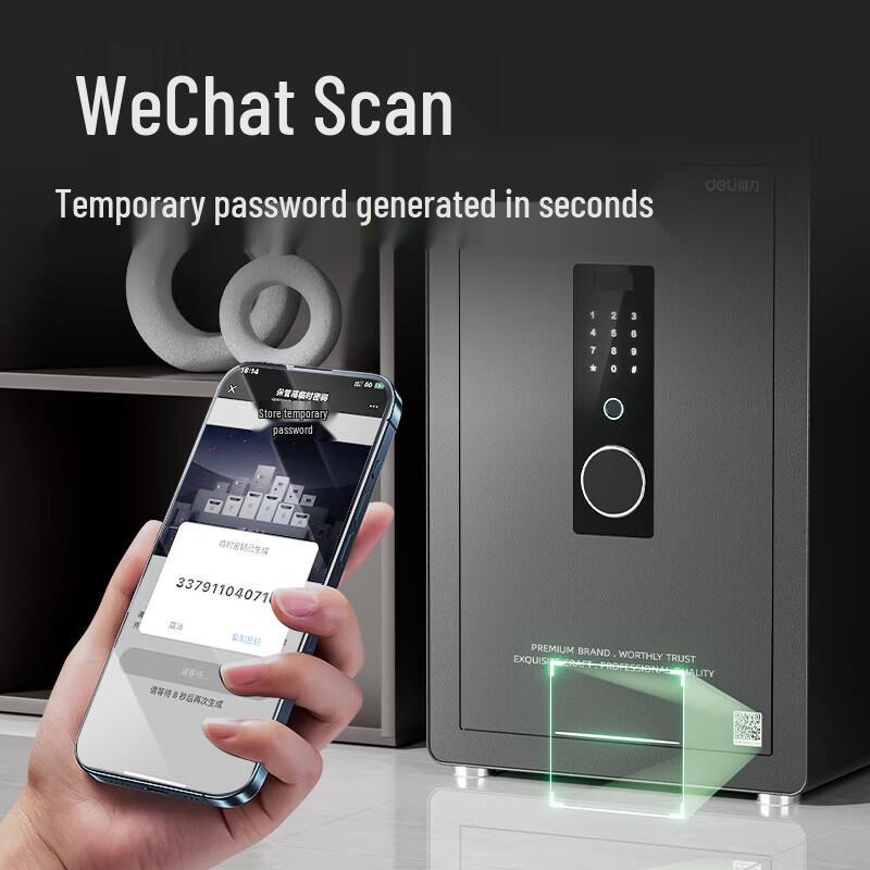 Deli Electronic Fingerprint Password Safe