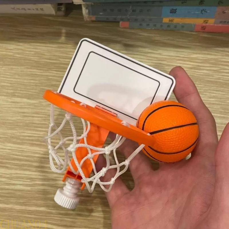 A1A2 Compact Desktop Basketball hoops Set No Drill Installation Desktop Basketball Game Toy for Kids Adults Family Game