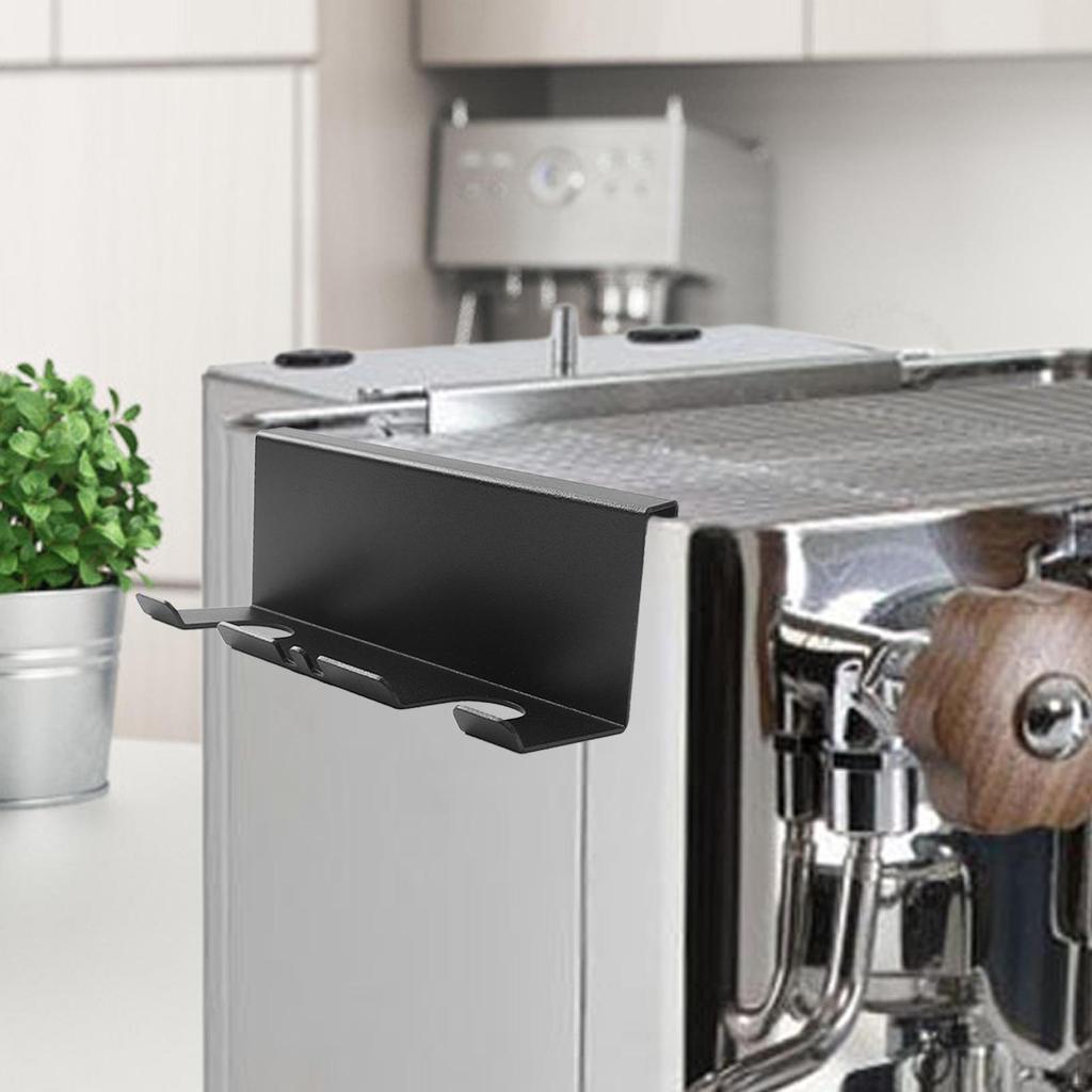 Coffee Filter Holder Stand, Bottom & Bottomless Handle Bracket, Espresso Machine Hanger