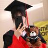 Cute Doctor Cap Graduation Bear Doll 23/28cm Bear Animal Doll  for Student Kids