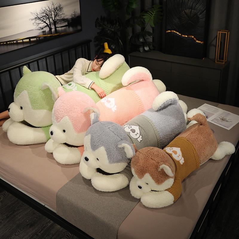 Мультяшный свитер Собака Подушка-игрушка Плюшевая игрушка Кукла Щенок Собака Кукла Детская успокаивающая тряпичная кукла