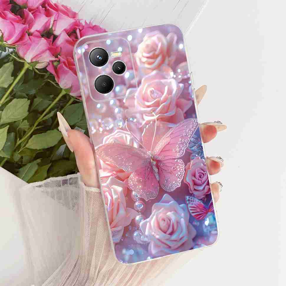 Для Realme C 35 C35 Чехол 2022 Золотой Дракон Чехол Мягкий Силикон Fundas Для Realme Narzo 50A Prime RealmeC35 Чехол для Телефона Сумки