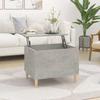 819568 vidaXL Coffee Table Concrete Grey 60x44.5x45 Cm Engineered Wood