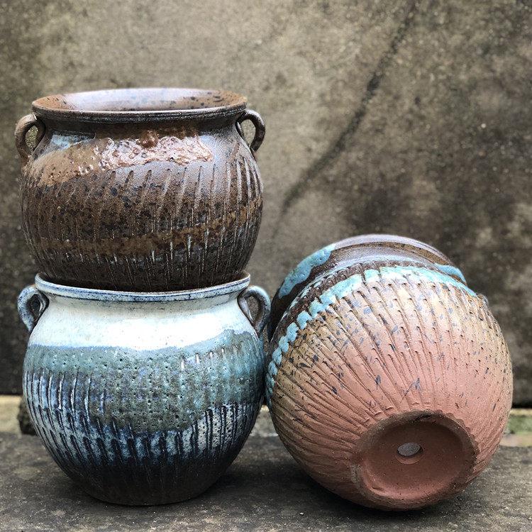 Специальное предложение: Высокий ретро-керамический цветочный горшок для суккулентов или зеленого редиса