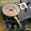 Forged Fry Pan 24cm with Glass Lid | 1.8Ltr| Ceramic Coated | Gas Stove and Induction Friendly | Non-Stick, Teflon Free & Durable