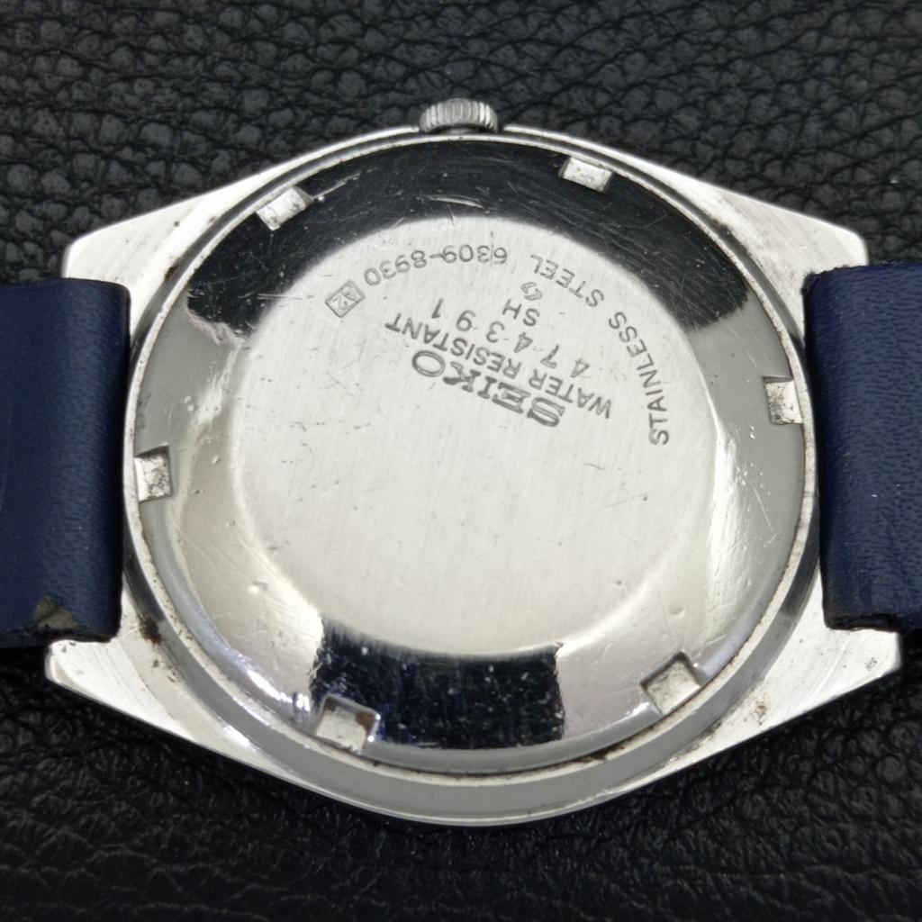 Seiko АВТОМАТИЧЕСКИЕ ВИНТАЖНЫЕ ЯПОНСКИЕ МУЖСКИЕ ЧАСЫ 6309A С НЕБЕСНО-ГОЛУБЫМ ЦИФЕРБЛАТОМ a701340-5
