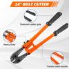 3x Набор болторезов 8" Резка троса Эргономичная рукоятка Более эффективные инструменты 14" Резак