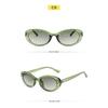 2023 New Retro Oval Small Frame Sunglasses Jelly Color Jelly Color Lents Women Fashion Gothic Trending Streetwear Sun