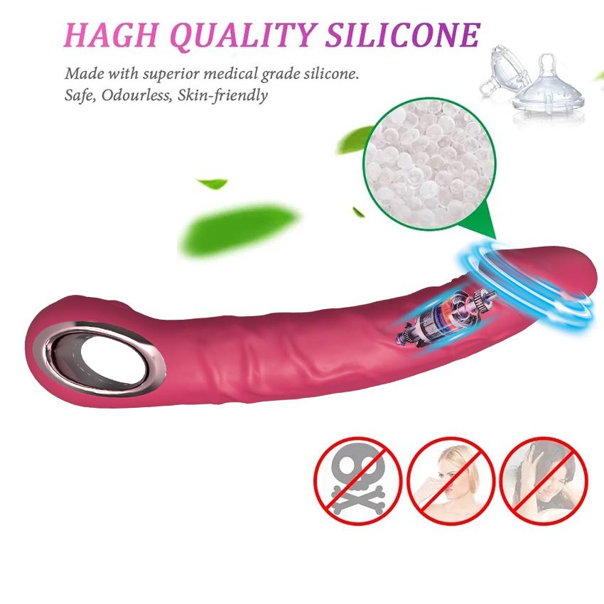 Vibrator Dildo G Spot Female Stimulator Big Penis Anal Plug Adult Realistic Man Penis Sex Toys for Women 10 Modes Masturbator