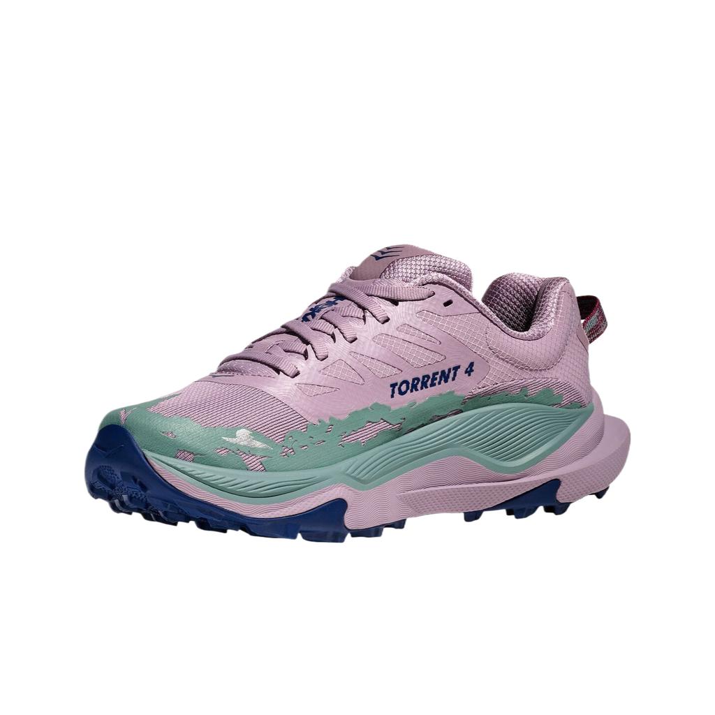 Hoka One One Torrent 4 Удобные Круглый Носок Изящная Шнуровка Амортизация Поддержка Отскок Низкие Беговые Кроссовки Женские беговые кроссовки 1155074-FNTL