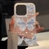 Gold Butterfly Soft TPU Case For iPhone 13 11 12 14 15 16 Pro Max Funda iPhone 12 13 Mini 16 Plus Translucent Clear Phone Cover