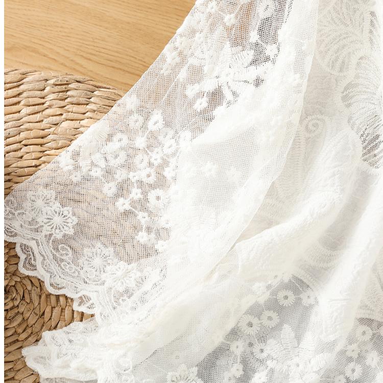 DIMANAF 2025 Летняя Женская Кружевная Футболка Базовая Новая Модная Майка Кружевные Футболки Повседневные Свободные Футболки