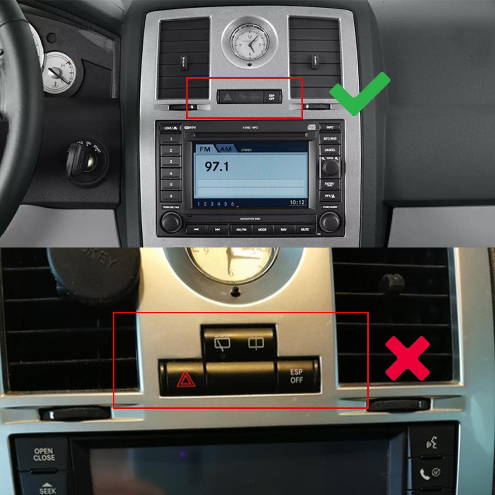 Для Chrysler 300C 2005 - 2010 Android Автомагнитола Мультимедиа Видеоплеер Навигация GPS Carplay Сенсорный Экран Авто Стерео Интеллектуальные Системы