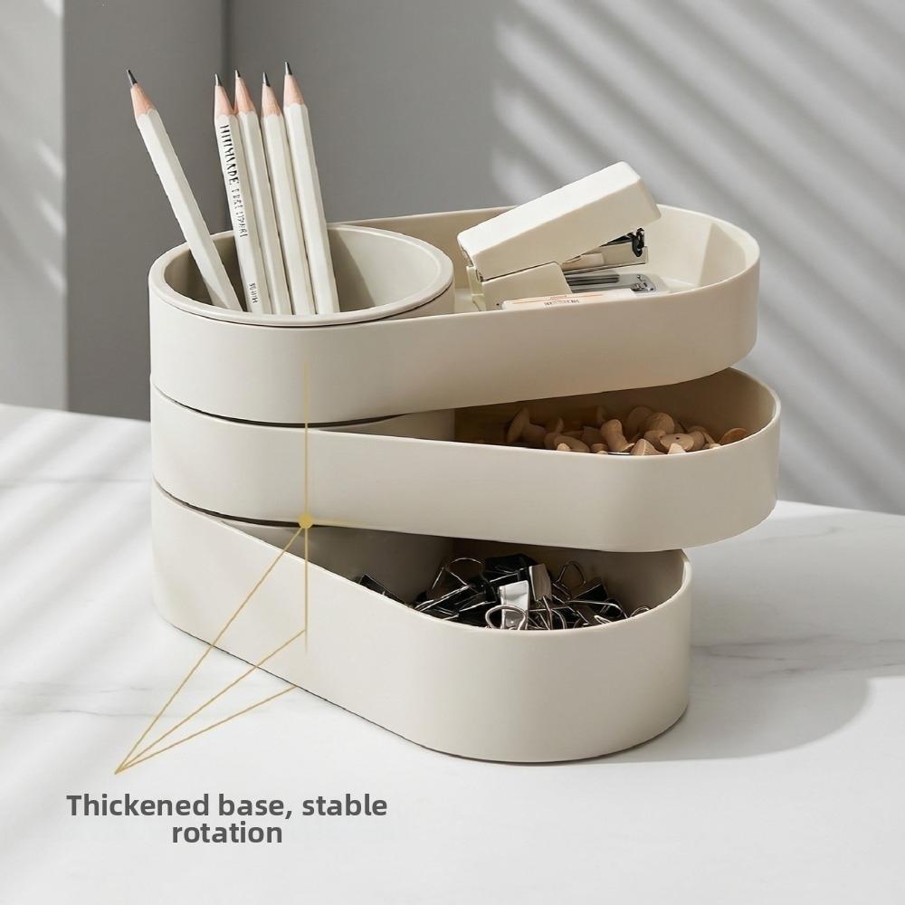 Minimalist Makeup Brush Storage Bucket Large Capacity Jewelry Storage Box Student Desktop