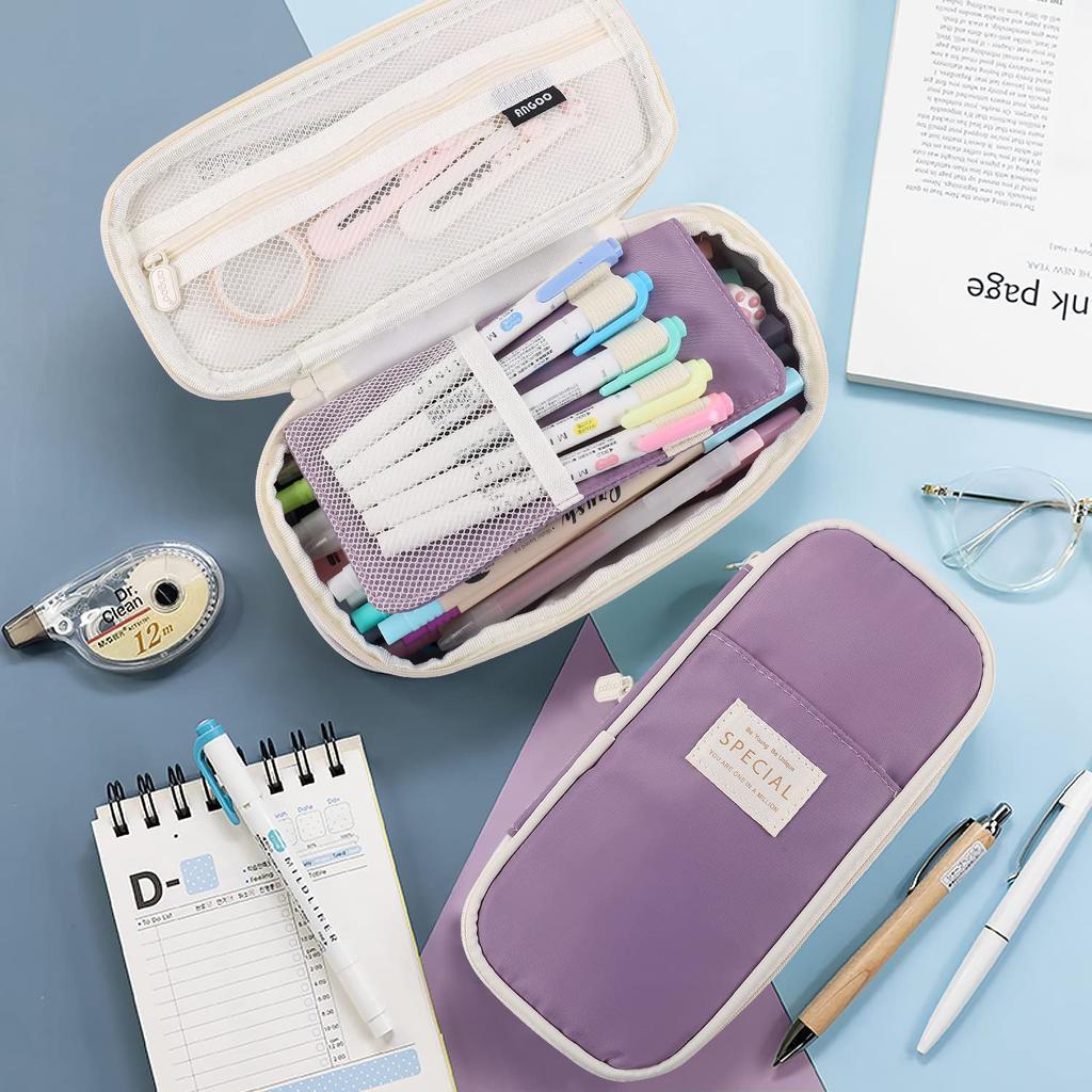 Pencil Cases Large Capacity Pencil Bag Pouch Holder Box for Girls Office Students Organizer School Stationery Supplies