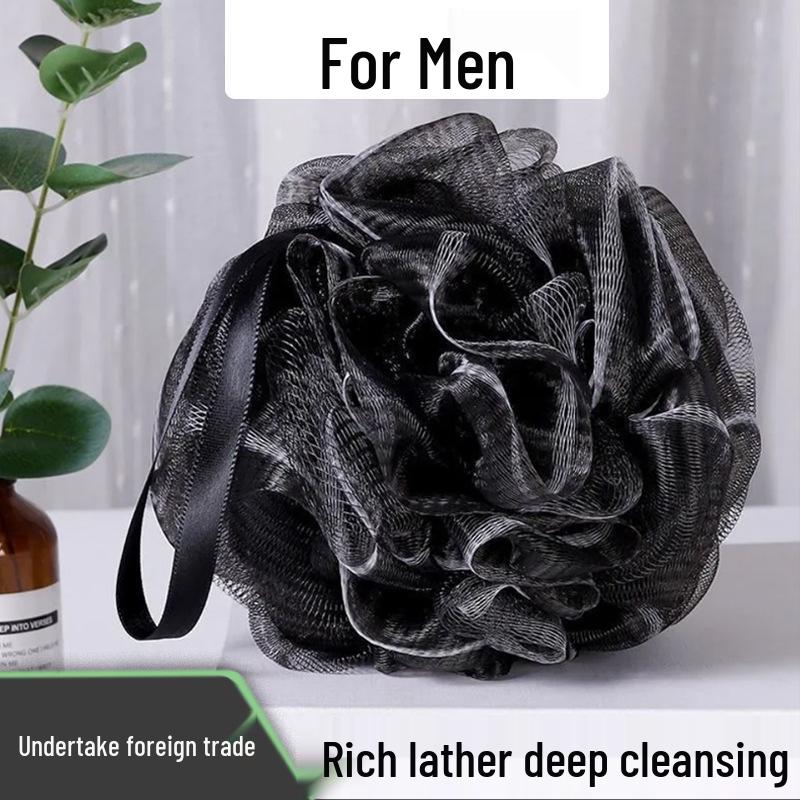 Мужская отшелушивающая мочалка для душа: Сетчатая мочалка в форме цветка