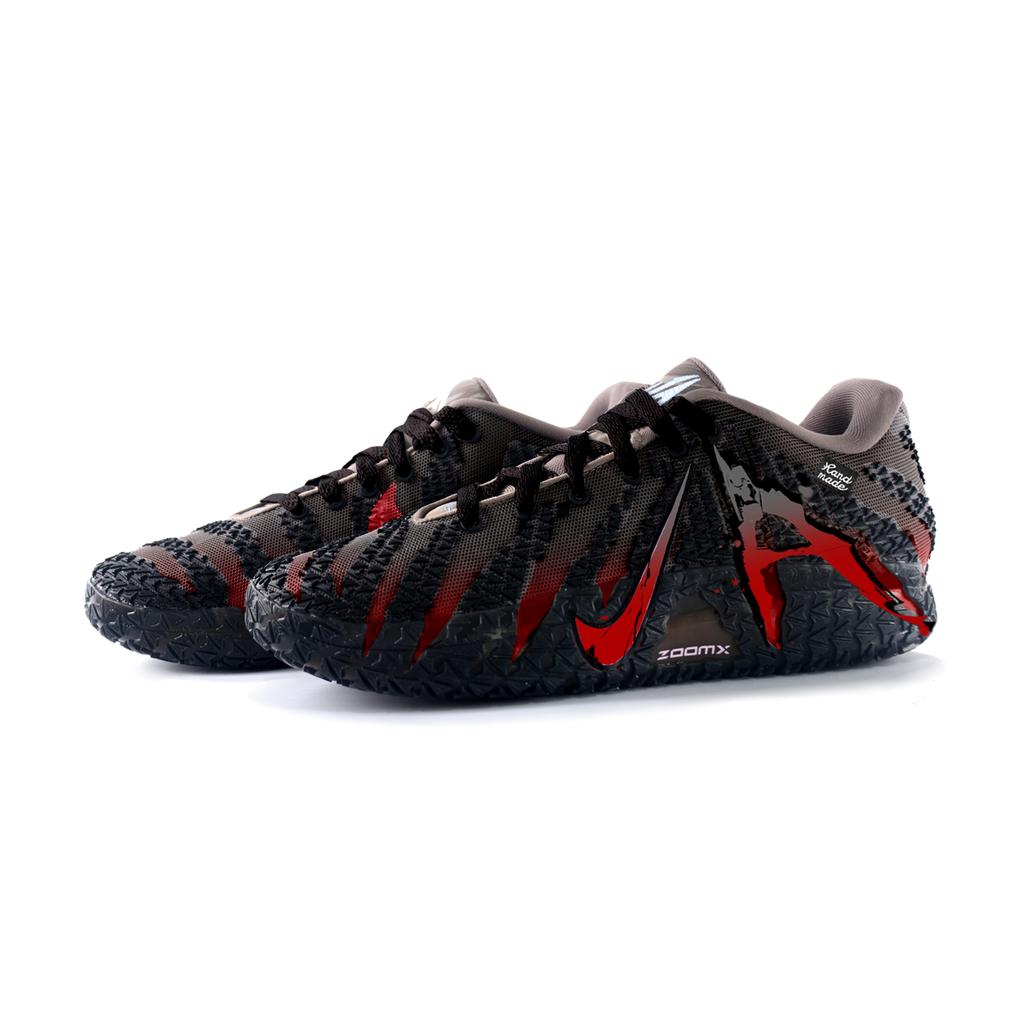 Nike Ja Morant 3 Blood Pools Abrasion Resistant Abrasion Resistant Low top Basketball Shoes Men's Red Gray HF2794-200(Team296-)