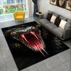 Готический ужасный змея змея кобра коврик, ковер для дома гостиная спальня диван коврик для кухни декор, нескользящий напольный коврик