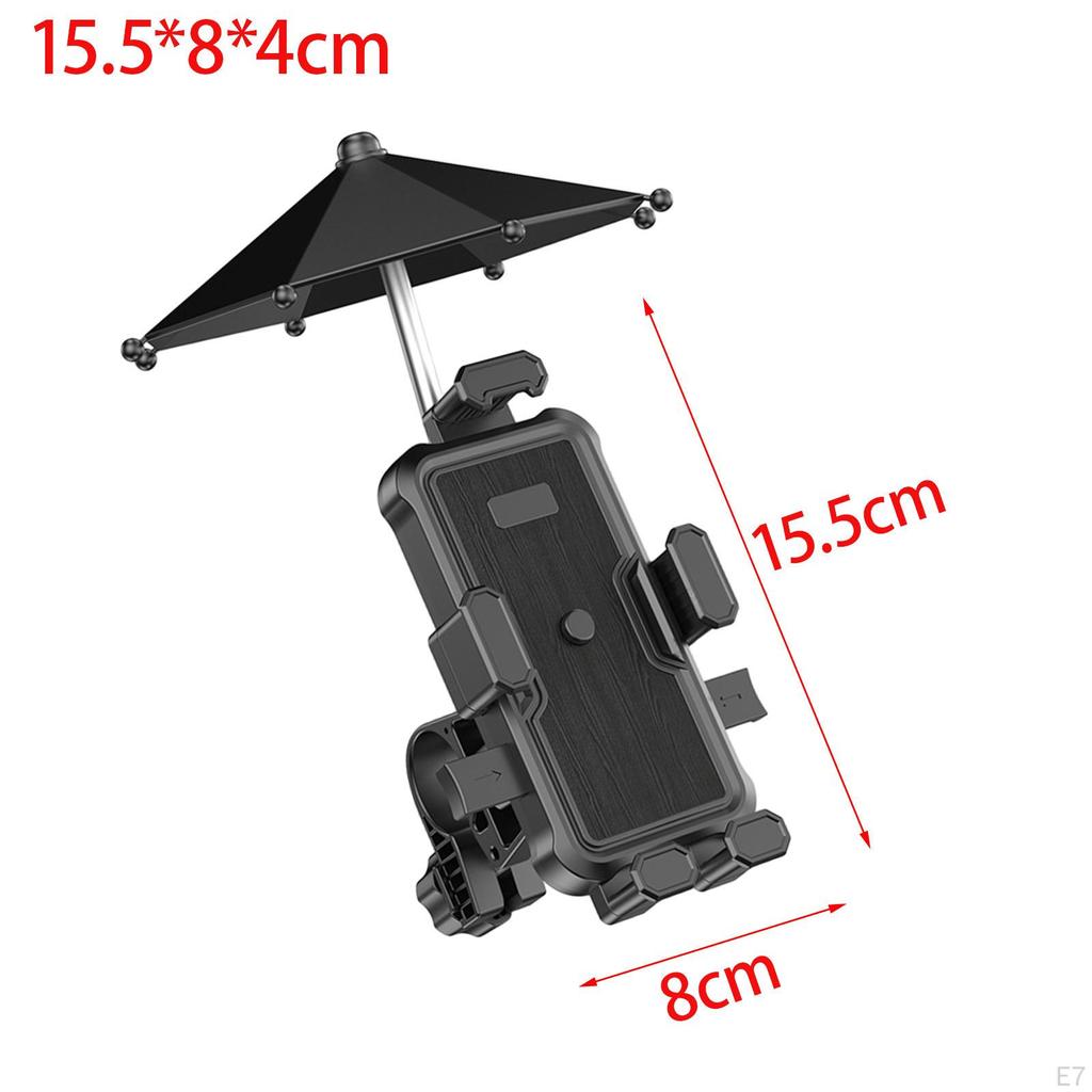 Держатель для телефона на мотоцикле, держатель для велосипеда, зажим с пятью когтями для телефонов от 4,7 до 7,2 дюйма, велосипед