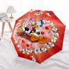 Donald Duck & Daisy Duck Romantic Swing Automatic Opening and Closing Umbrella - Suitable for Various Occasions, Outdoor Activities, Lightwe