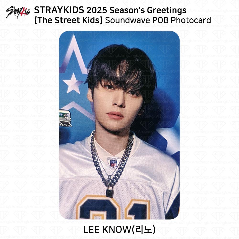 Stray Kids 2025 Поздравления с праздником The Street Kids Soundwave POB Фотокарточка KPOP