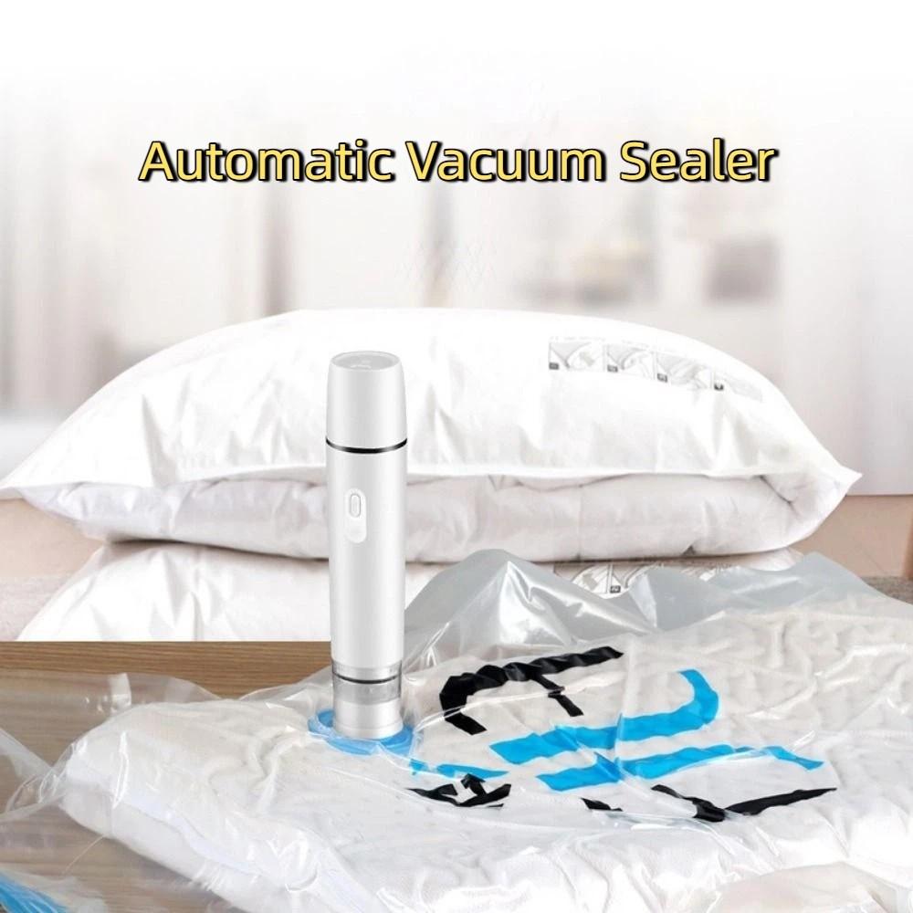 Мини-автоматический вакуумный упаковщик Ручной электрический вакуумный упаковщик Портативный вакуумный запайщик для путешествий