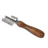 Гребень для распутывания колтунов у собак из орехового дерева - инструмент для распутывания колтунов и груминга