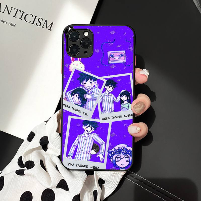Чехол Omori Game Phone для iPhone 11 12 13 mini pro XS MAX 8 7 6 6S Plus X 5S SE 2020 XR