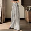 Loose Casual Printed Stripe Wide Leg Pants Cross Border Women's Summer Pants Women Draped Pant