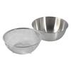 Colander and Bowl Set, 22cm, Stainless Steel, Mesh Colander, Graduated Bowl, Dishwasher Safe, LaLa Shine, HC-143