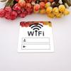 Self Adhesive WIFI Sign 3D Handwriting Account and Password Wifi Notice Board Wall Sticker