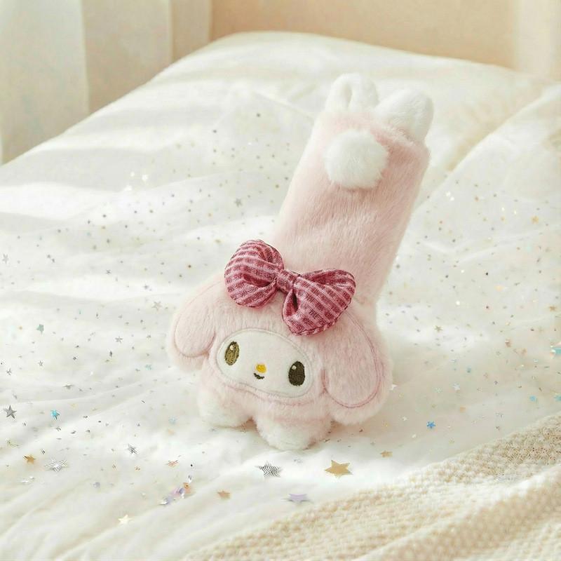 Hello Kitty Car Seat Set Plush Pillow Blanket Seatbelt Shoulder Strap For Kids
