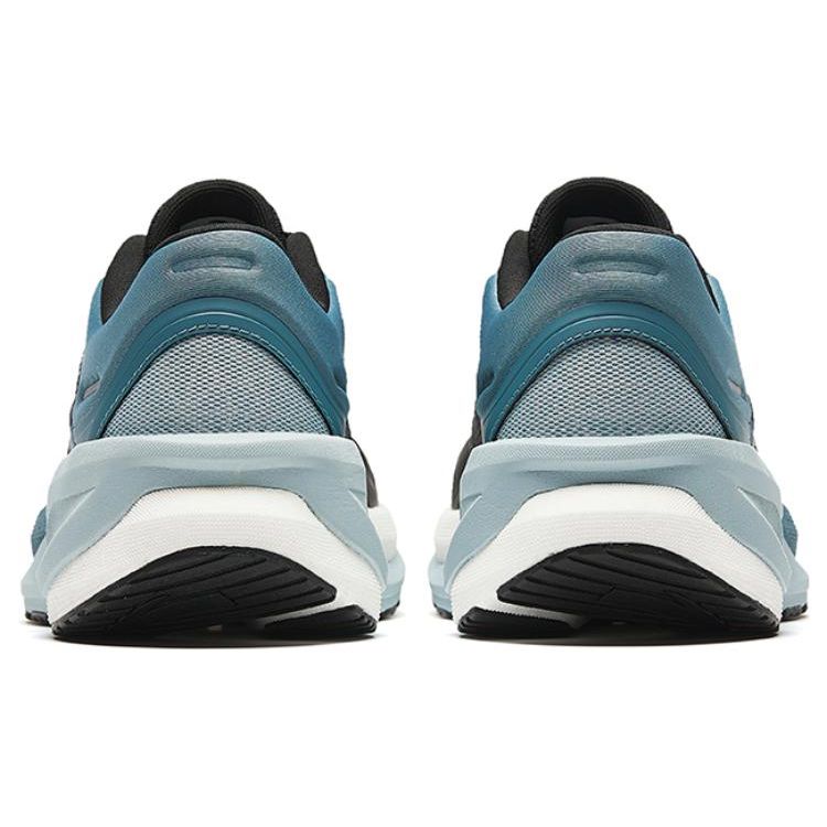 Anta Кроссовки для бега серии Running Sports, нескользящие, водонепроницаемые, с низким верхом, мужские, черные, бирюзовые 112345535-4