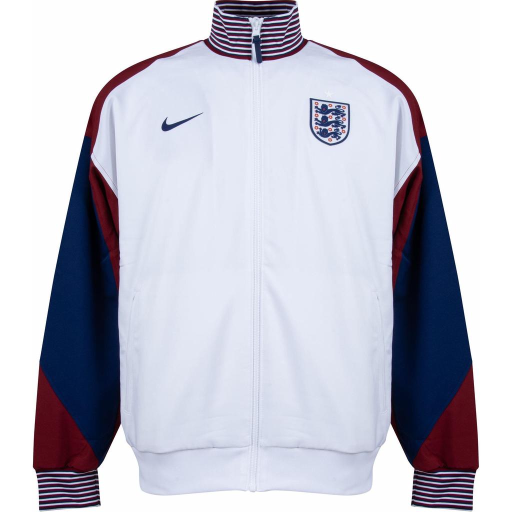 Nike Dri-FIT Soccer Jacket Color Block Printed Logo Vintage Sports Stand Collar Long Sleeve Work Jacket Men Jackets White FJ2900-100