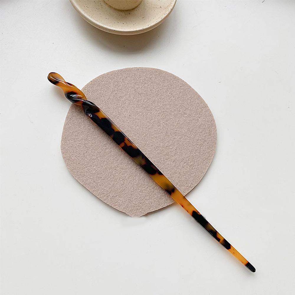 1PC Temperament Vintage Korea Acetate Hairpins Hair Sticks Disk Hair Hair Accessories