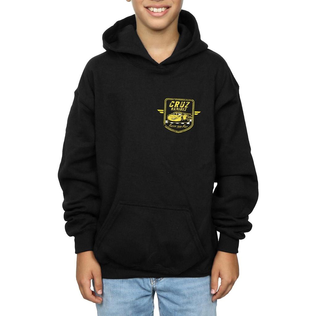 Disney Boys Cars Cruz Ramirez Faux Pocket Logo Hoodie