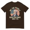 4th Of July No King In Usa 1776 Patriotic American Flag Tshirt