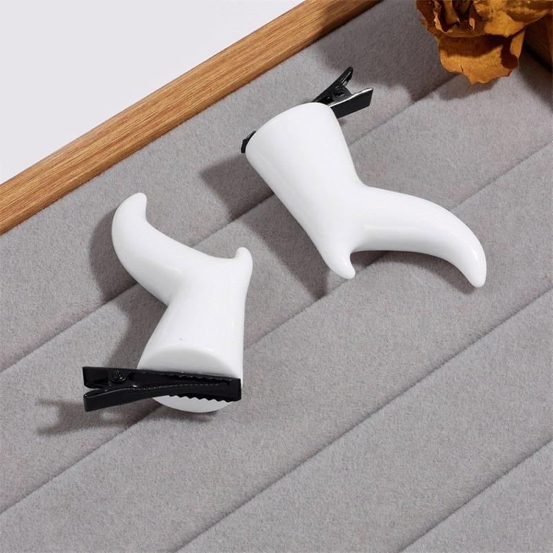 Зажим для волос в виде рогов оленя, Хэллоуин, Рожки, Плоский зажим, Хэллоуинская заколка, Рога, Элегантный зажим для волос для косплея