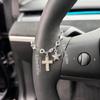1 шт. Декоративный подвесной светильник на руль автомобиля, роскошная хрустальная цепь, декоративный подвес на руль автомобиля