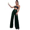 GMXIA Women's High-waisted Fashion Casual Pants Sequin Loose Sag Wide Leg Pants Summer Women
